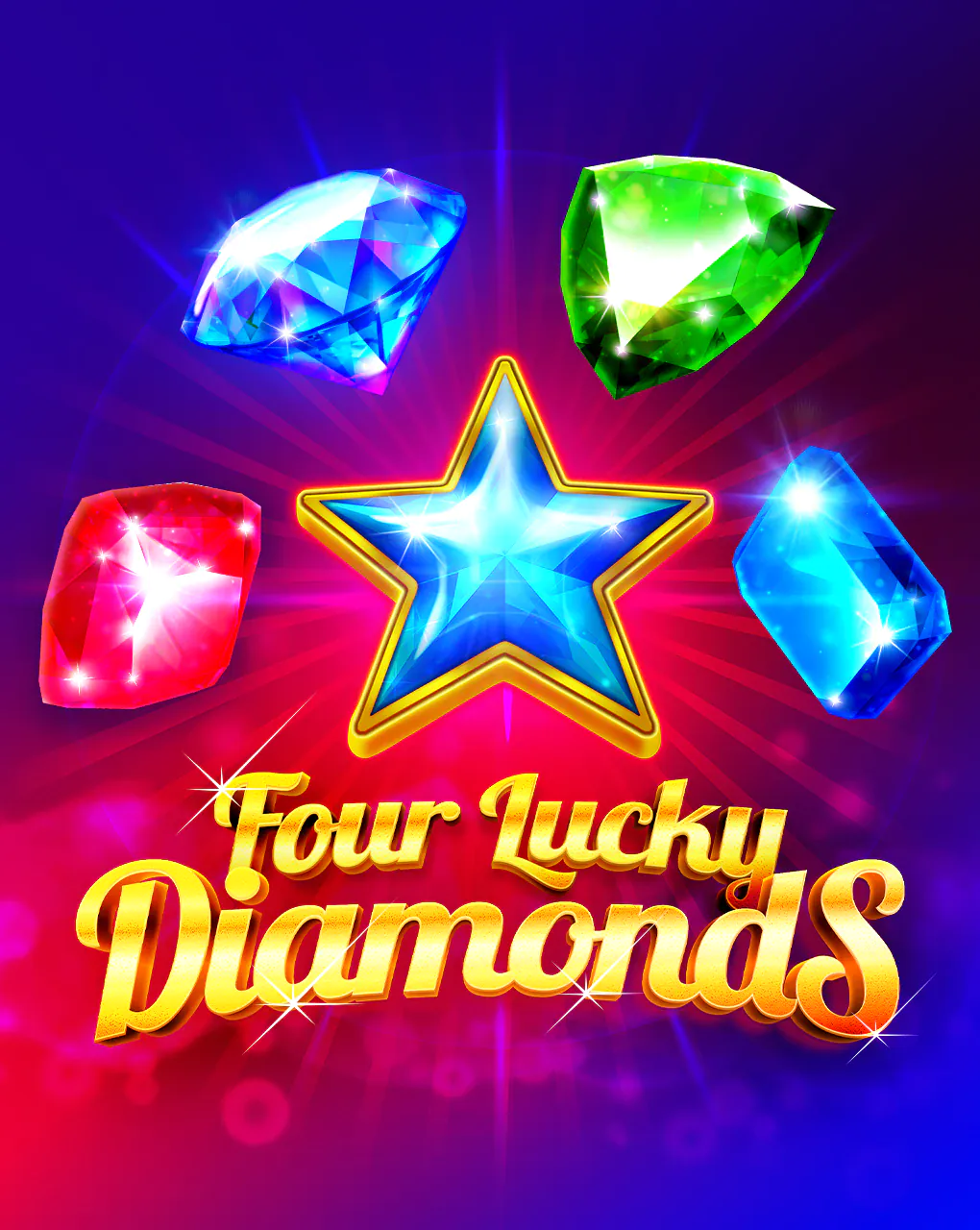 Four Lucky Diamonds - HONEYSLOT777
