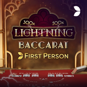 First Person Lightning Baccarat - HONEYSLOT777