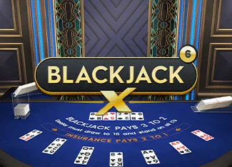 Blackjack X 6 - Azure - HONEYSLOT777
